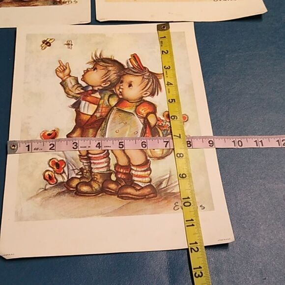 Charming Vintage Hummel Art Prints Set (5) Evans Stapco Litho in USA - Picture 10 of 10